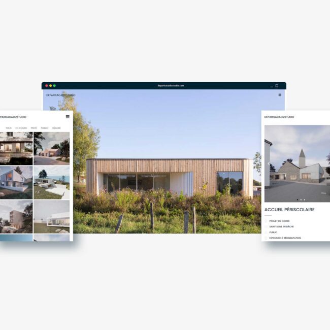 mockup deparisacadizstudio architecture website