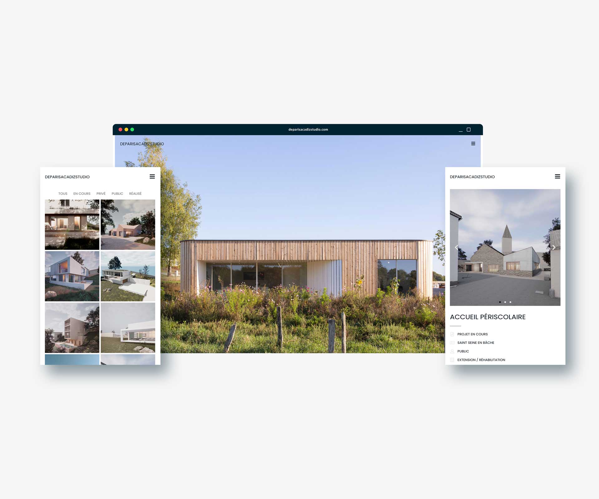 mockup deparisacadizstudio architecture website