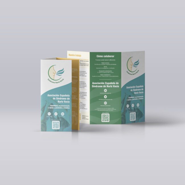Tríptico Asociación Española de Síndrome de Nariz Vacía